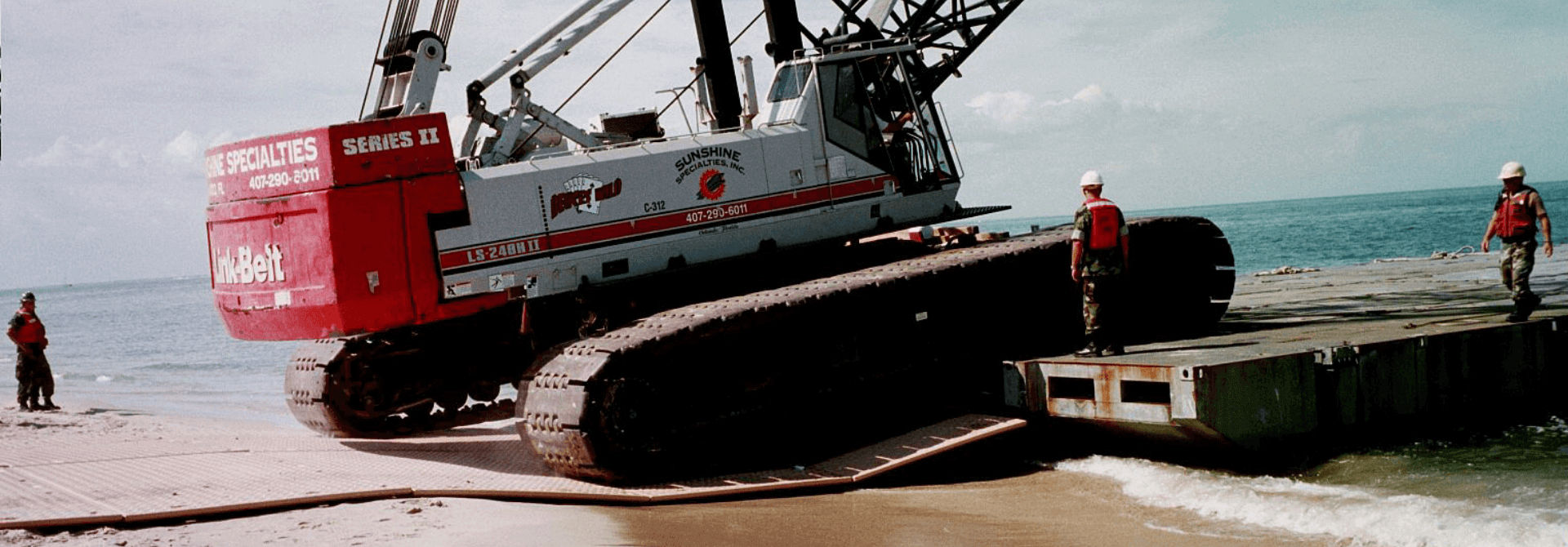 Beach Access — composite matting application