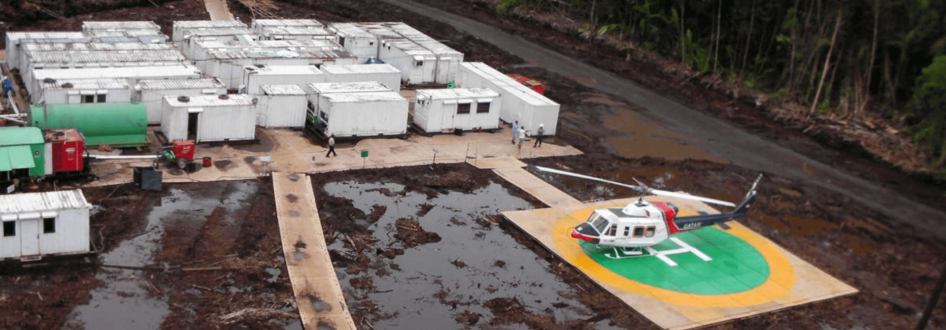 Campsite Grounds — composite matting application