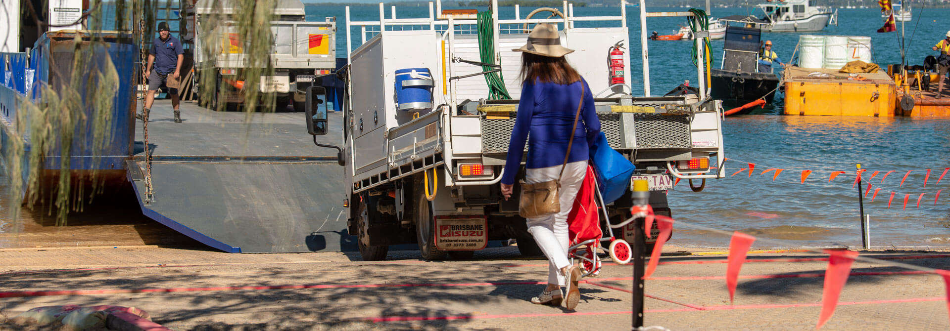 Pedestrian Walkways — composite matting application