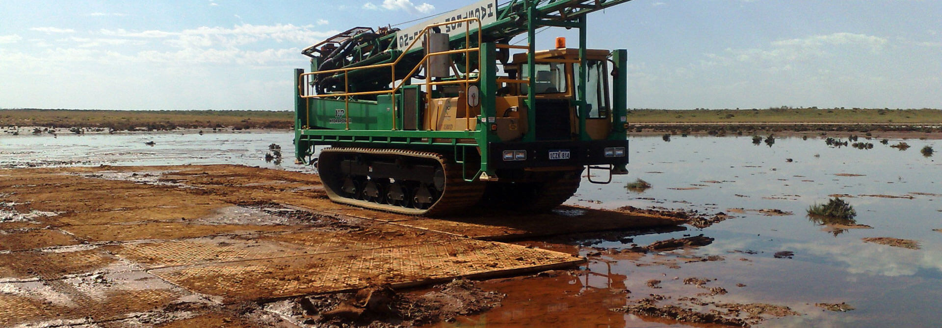 Soft Ground Access — composite matting application