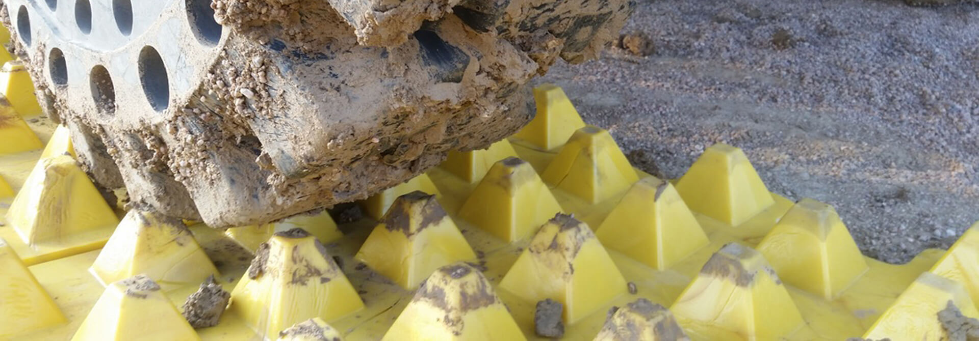 Trackout Control — composite matting application