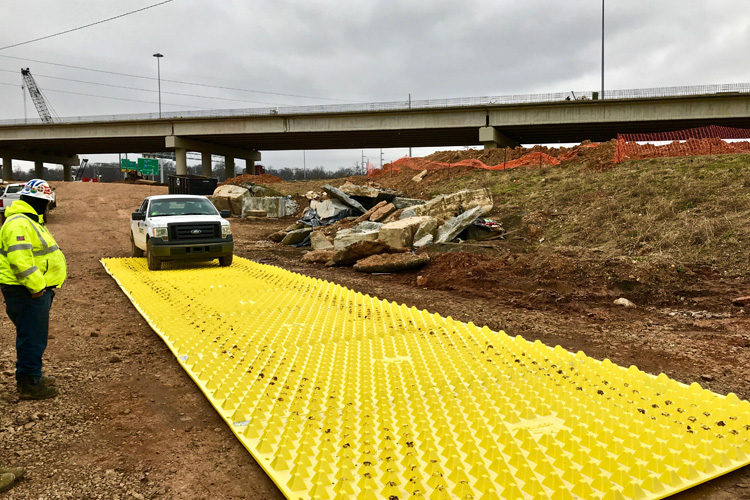 FODS Trackout Control Mats composite bog mat