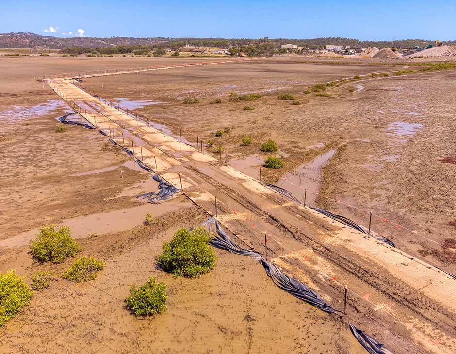 Bogmat Roadway for Environmentally Friendly Site Access