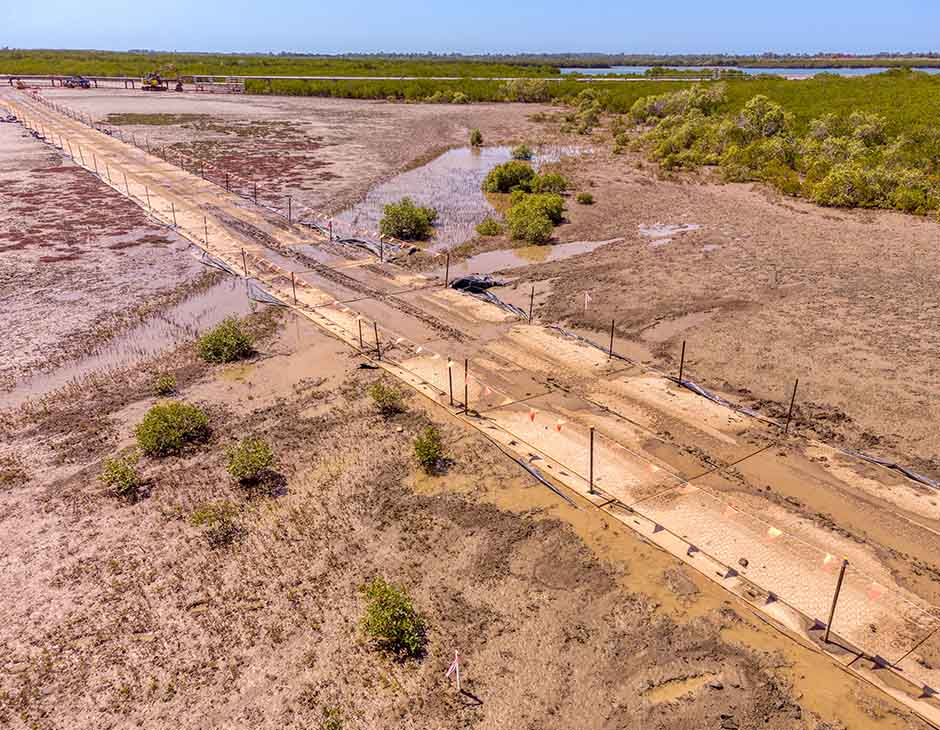 Bogmats Keeping Equipment Away from the Mud