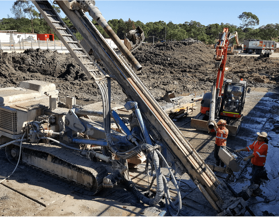 Reusable Platform for Sheet Piling