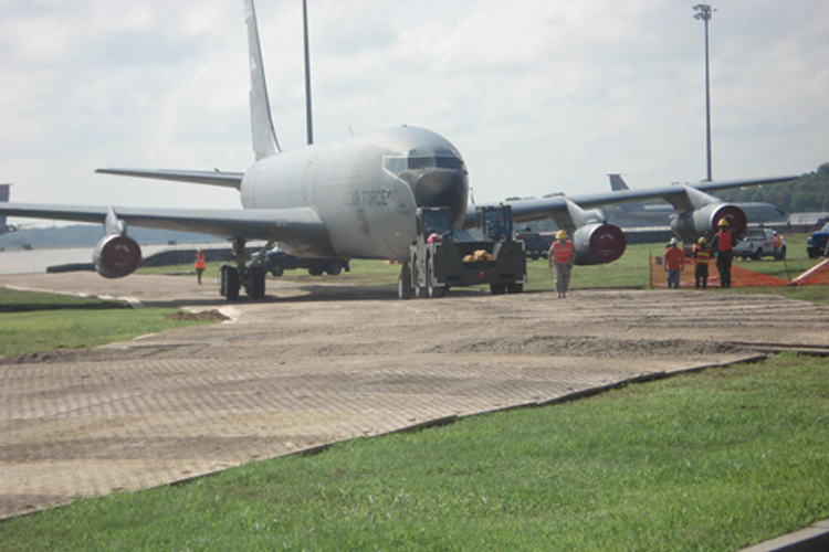 Aviation ground protection matting solutions