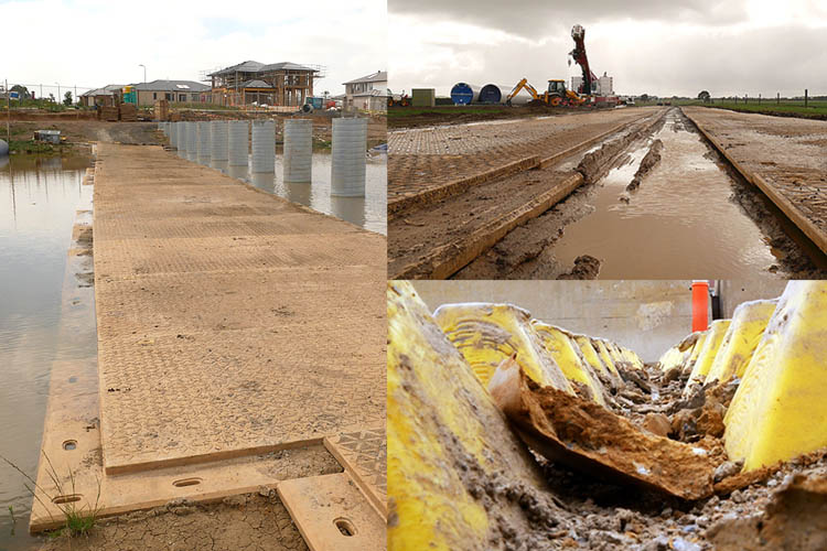 Erosion and Sediment Control ground protection matting solutions